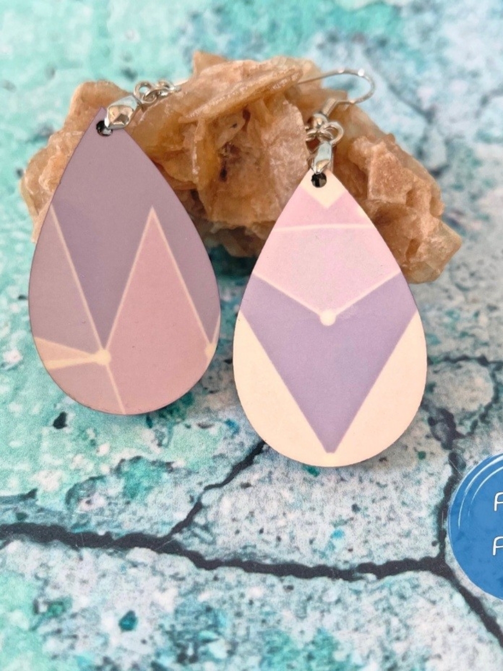 Disney World Purple Wall Earrings